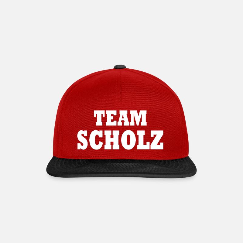 olaf scholz - Snapback Cap - Rot/Schwarz