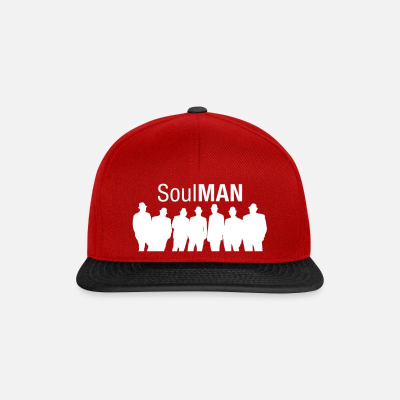 SoulMAN Silhouette - Snapback Cap - Rot/Schwarz