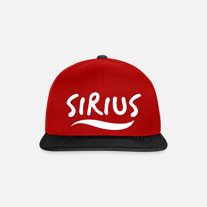 SIRIUS WING - Snapback Cap - Rot/Schwarz