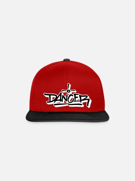 Dancer - Snapback Cap - Rot/Schwarz