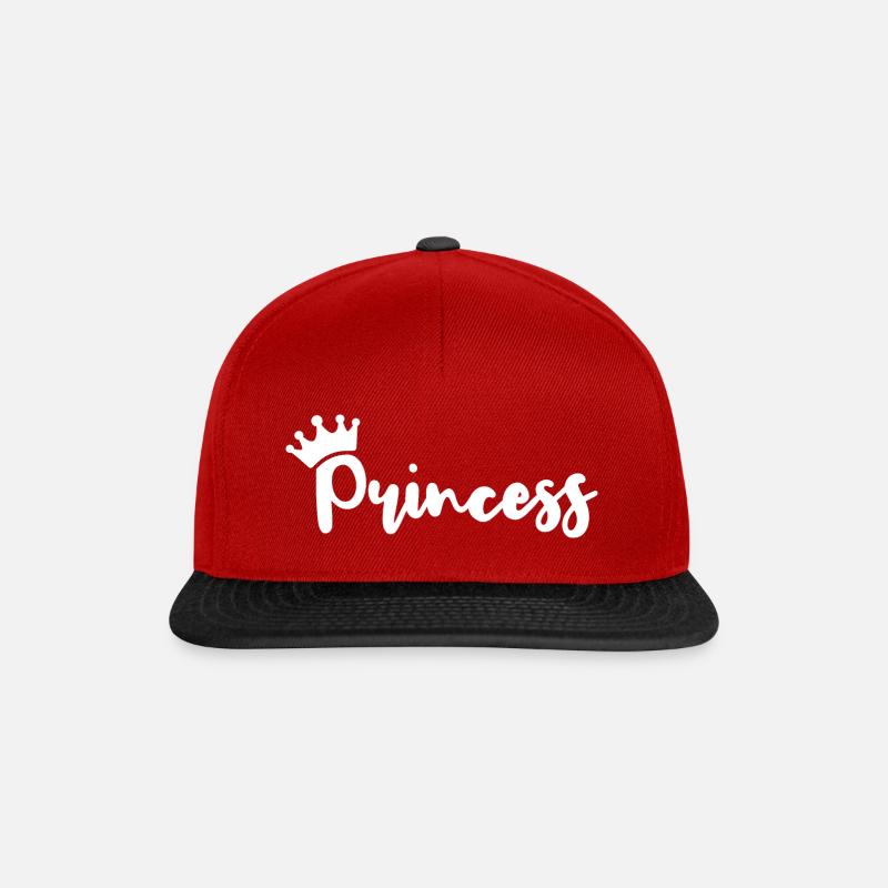 Princess - Snapback Cap - red/black