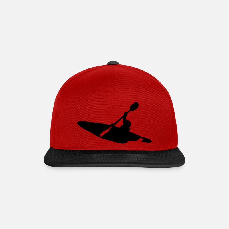 Kajak - Snapback Cap - Rot/Schwarz