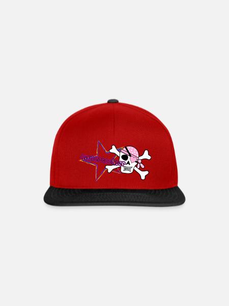Raeubertochter - Snapback Cap - Rot/Schwarz