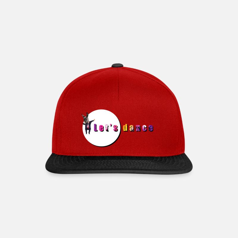 let's dance - Snapback Cap - red/black