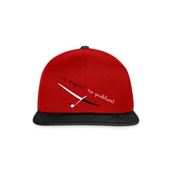 Glider Gliding Glider Glider Pilot Pilot - Snapback Cap - red/black - Front