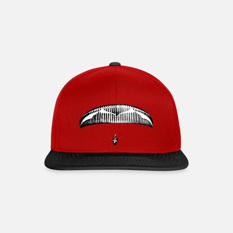 Gleitschirm Ozone Geo Delta CP - Snapback Cap - Rot/Schwarz