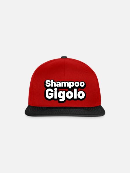 Shampoo Gigolo - Snapback Cap - Rot/Schwarz