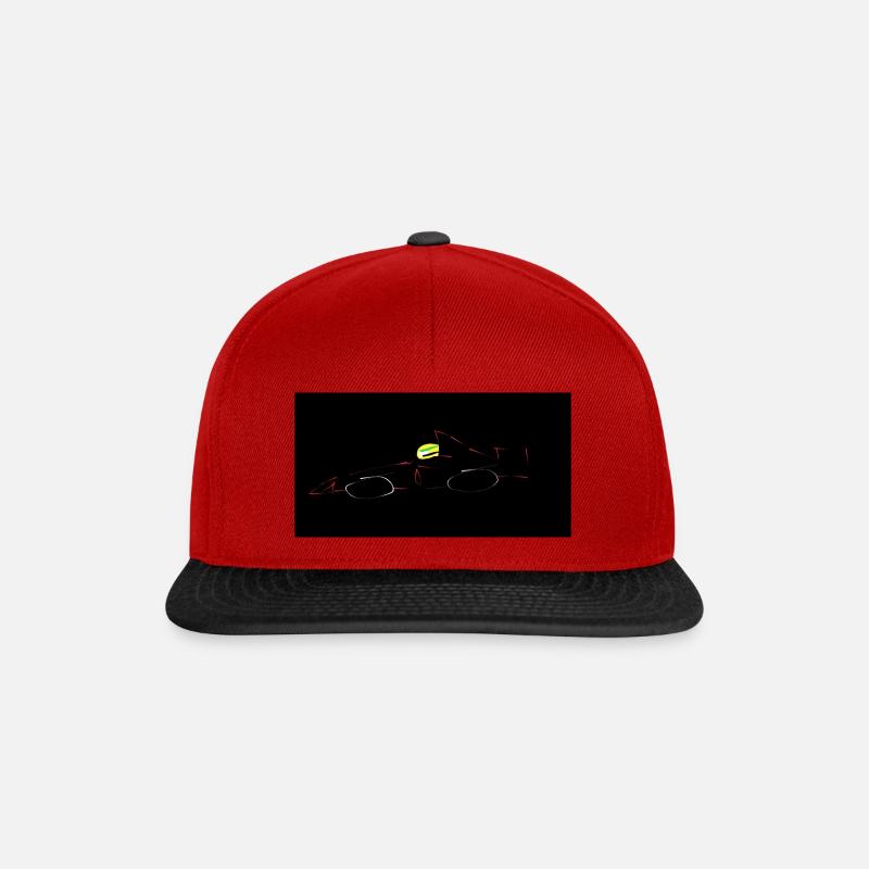 Ayrton Senna Magic - Snapback Cap - Rot/Schwarz