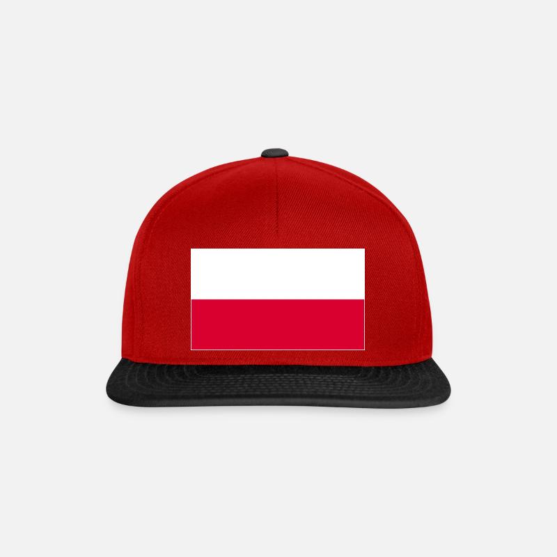 Poland flag - Snapback Cap - red/black