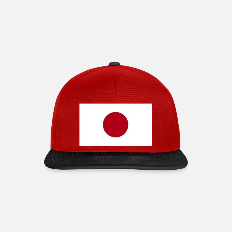 Japan flag - Snapback Cap - red/black