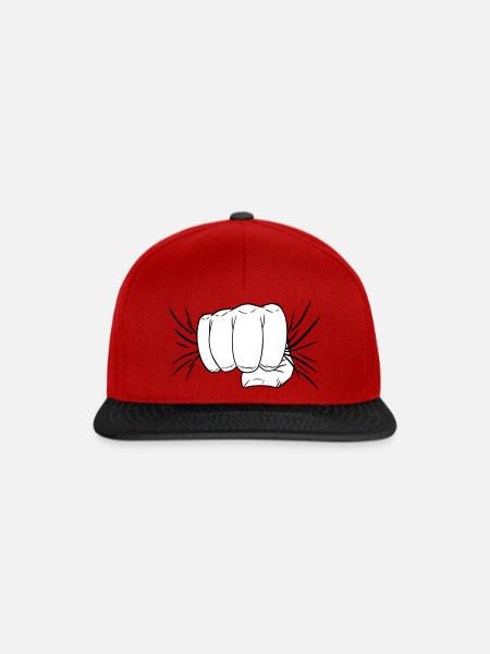 Der Griff - Snapback Cap - Rot/Schwarz