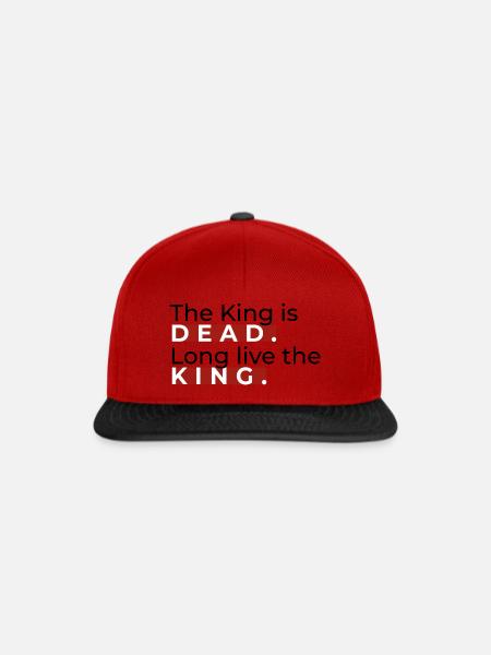 LongLiveTheKing - Snapback Cap - Rot/Schwarz