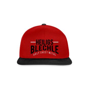 Heiligs Blechle - Snapback Cap - Rot/Schwarz - Vorne