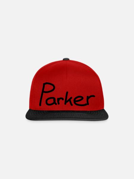 Parker - Snapback Cap - Rot/Schwarz