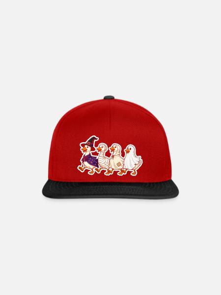 Hexenenten Parade - Snapback Cap - Rot/Schwarz
