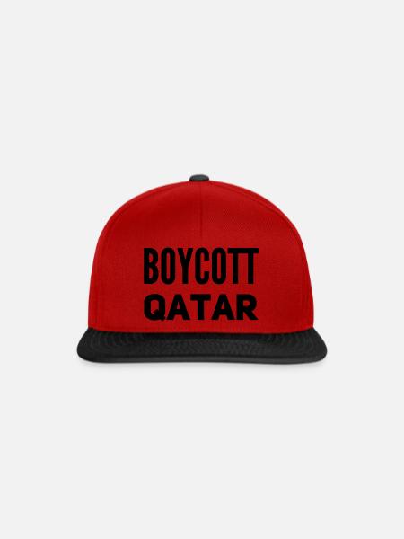 WM Katar - Snapback Cap - Rot/Schwarz