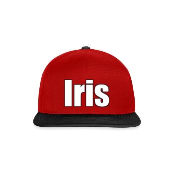 Iris - Snapback Cap - Rot/Schwarz - Vorne