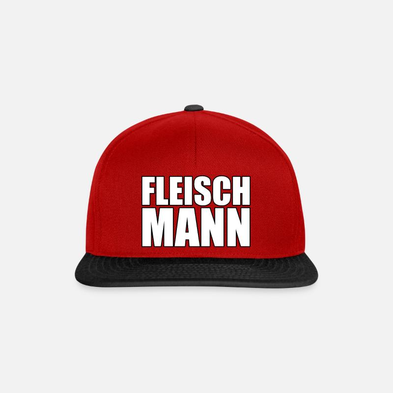 FLEISCHMANN - Snapback Cap - Rot/Schwarz