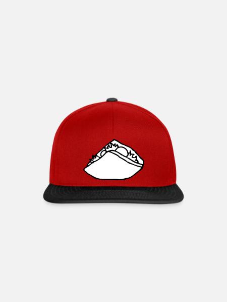 döner - Snapback Cap - Rot/Schwarz