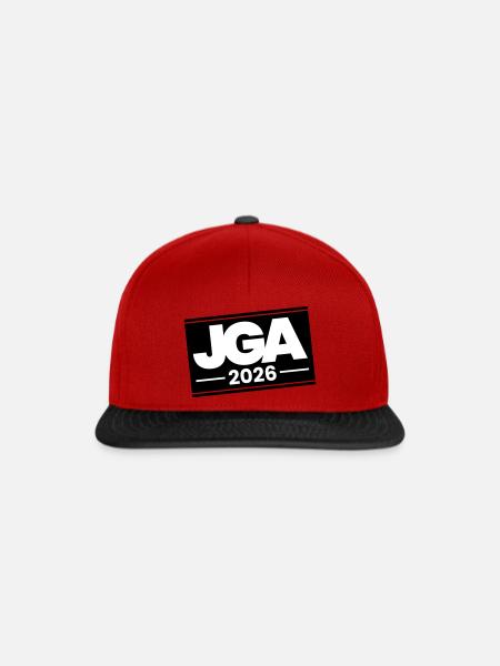 Jga 2026 Junggesellenabschied - Snapback Cap - Rot/Schwarz