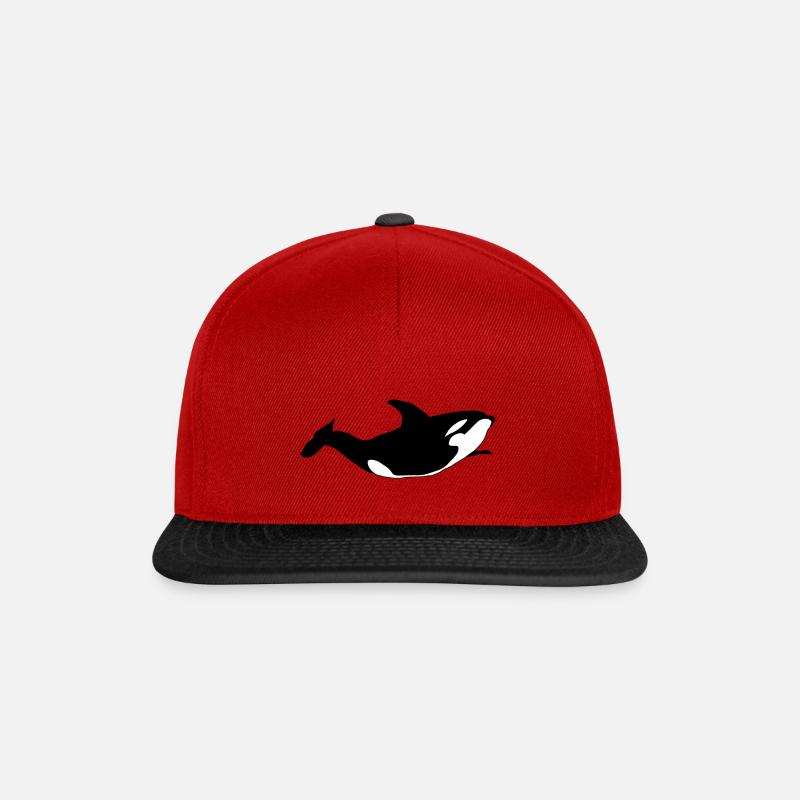 Orque - Casquette snapback - rouge/noir