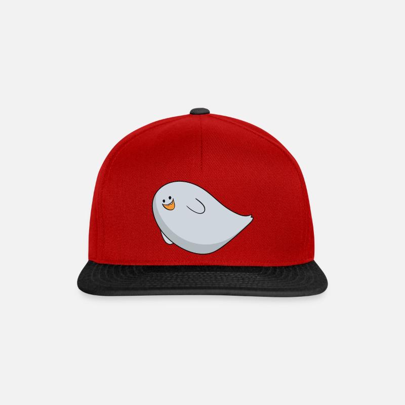 Ghost - Snapback Cap - Rot/Schwarz