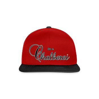 Chalberei, ...eso e - Snapback Cap - Rot/Schwarz - Vorne