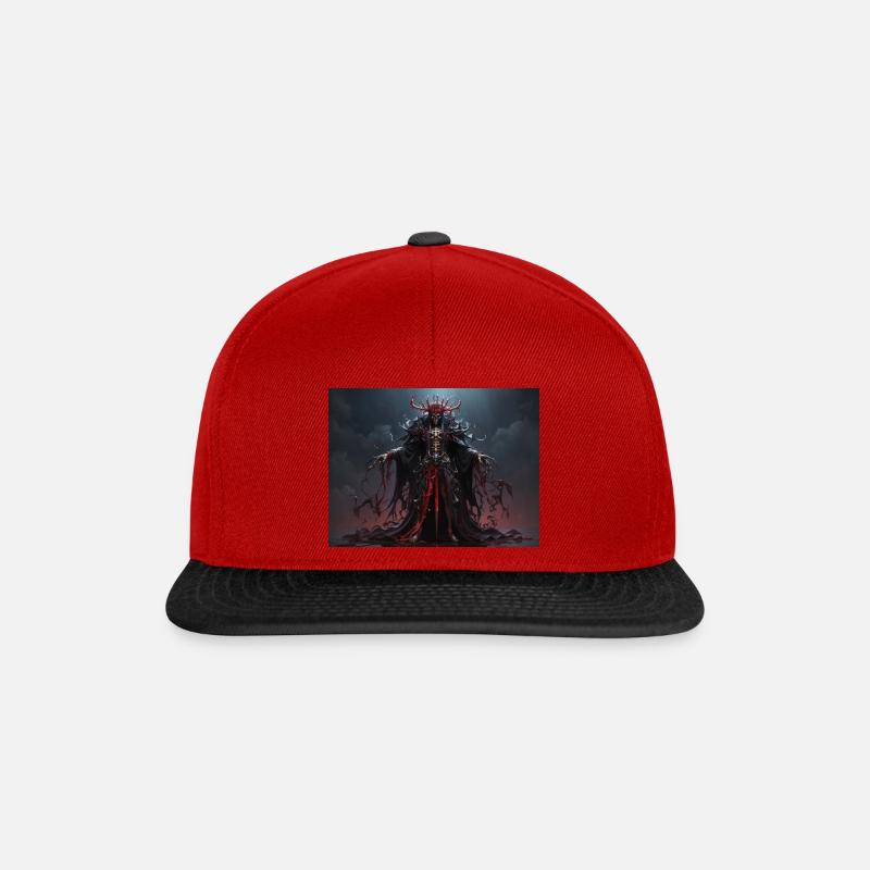 DreamShaper hades - Snapback Cap - Rot/Schwarz