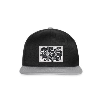 Small Turns - Snapback Cap - black/grey - Front