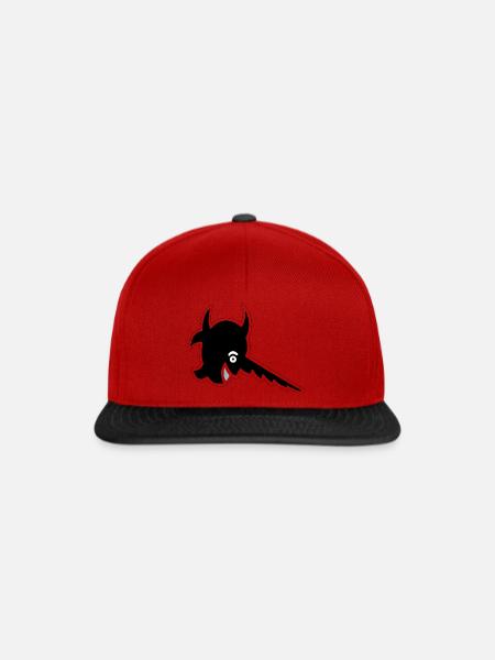 Schwertfisch - Snapback Cap - Rot/Schwarz