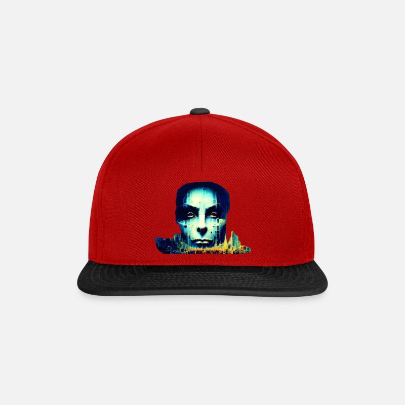 Head Thing - Snapback Cap - red/black
