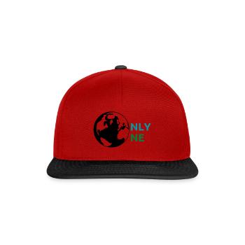 The Only One Earth - Casquette snapback - rouge/noir - Devant
