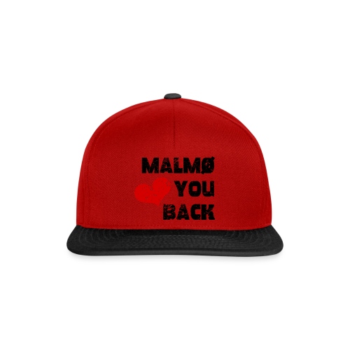 print malmo heart you back black - Snapbackkeps