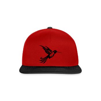 Kolibri - Snapback Cap - Rot/Schwarz - Vorne