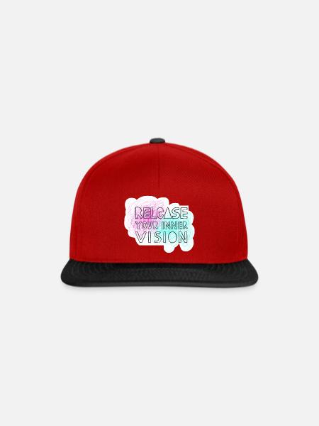 Your Vision - Snapback Cap - Rot/Schwarz