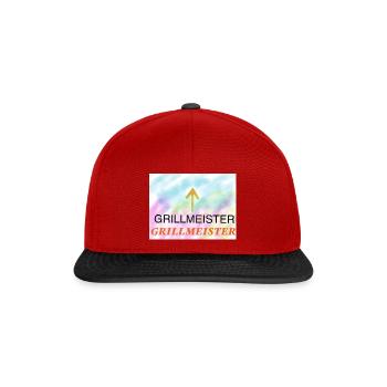 Artikel für die Grillexperten - Snapback Cap - Rot/Schwarz - Vorne