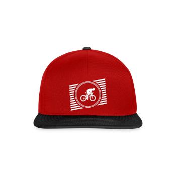 coureur - Casquette snapback - rouge/noir - Devant