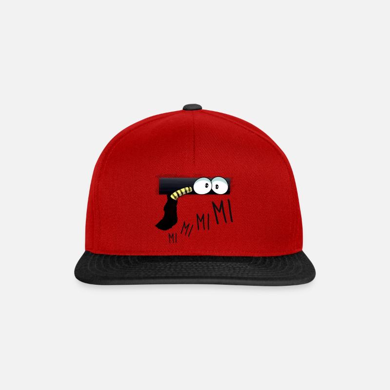 Spinne - Snapback Cap - Rot/Schwarz