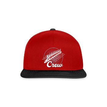 Team Rowing Rower Rowing Gift - Snapback Cap - red/black - Front