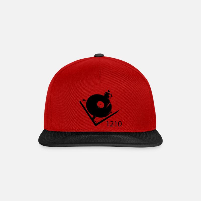 DJ 1210 - Snapback Cap - red/black