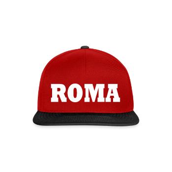 Rome - Snapback Cap - red/black - Front