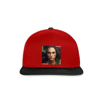 Côté sauvage - Casquette snapback - rouge/noir - Devant