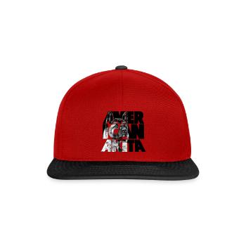American Akita IV - Casquette snapback - rouge/noir - Devant
