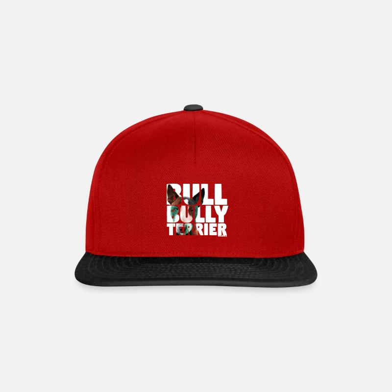 NASSU Bullterrier - Snapback Cap - Rot/Schwarz