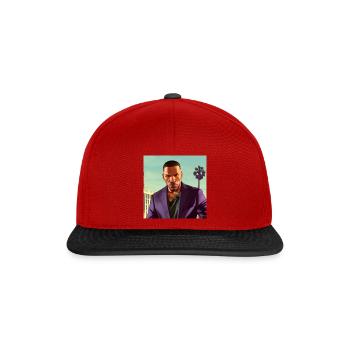 GTA5 Look - Will Smith - Snapback Cap - red/black - Front