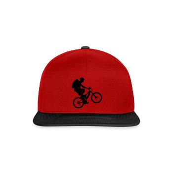 Bike - Snapback Cap - Rot/Schwarz - Vorne