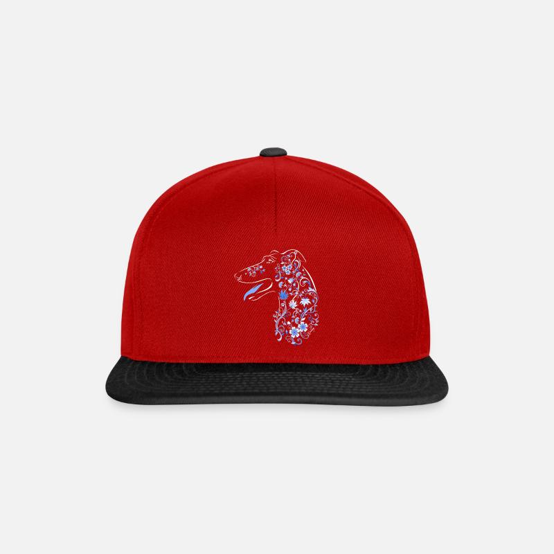 Blumenkohl III - Snapback Cap - Rot/Schwarz