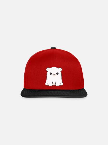 Eisbär - Snapback Cap - Rot/Schwarz