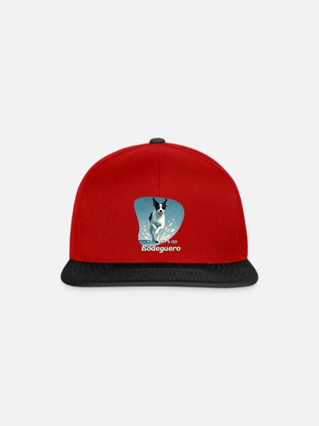 Bodeguero_Running - Snapback Cap - Rot/Schwarz