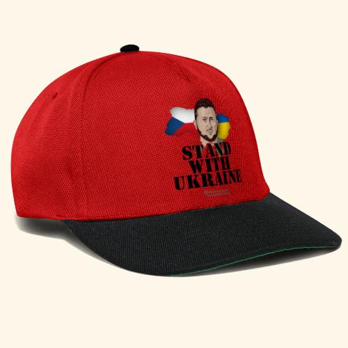 Ukraine Tschechien Unterstützer T-Shirt Design - Snapback Cap